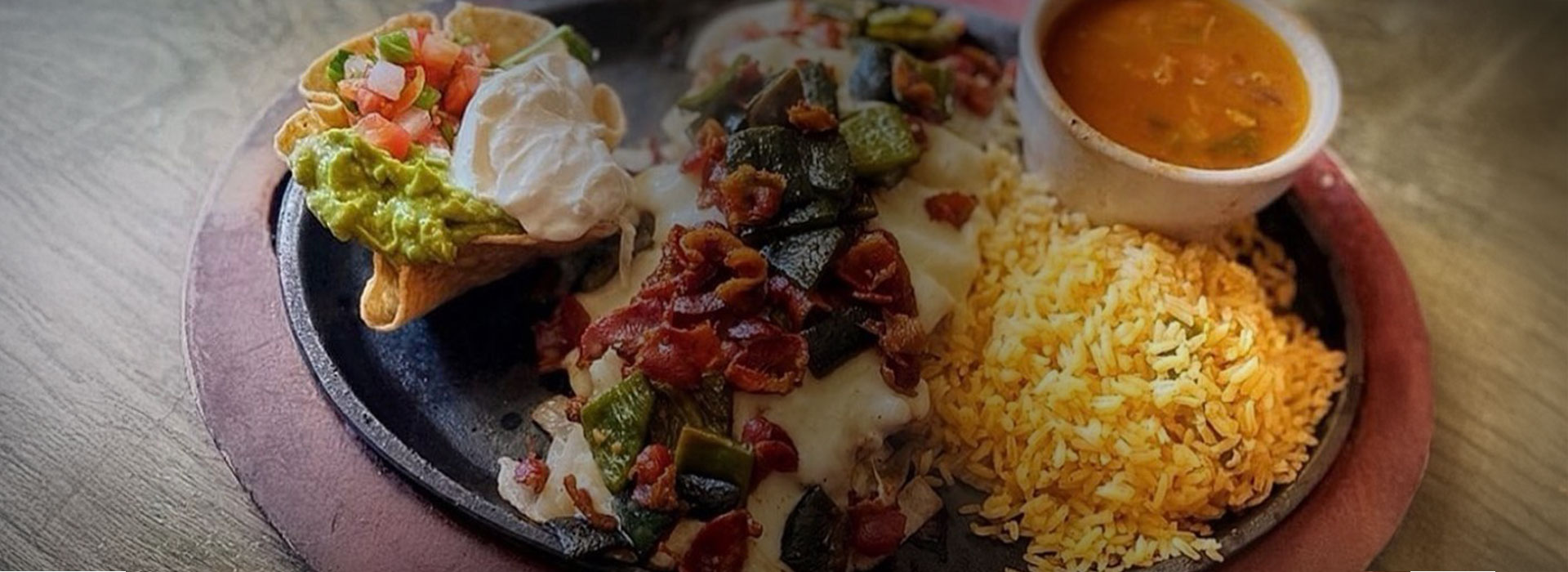 Maria Mia Tex-Mex Cantina Loaded Fajitas.